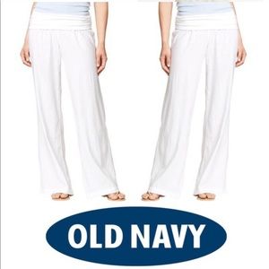 Old Navy White Linen Pants NWT!